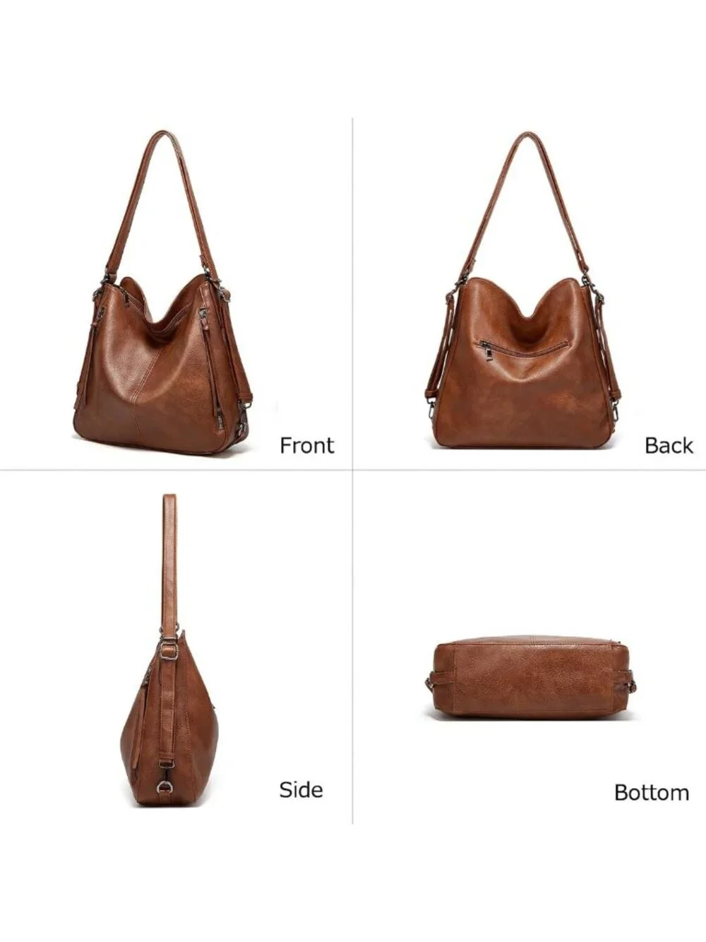 Stylish 3pcs Tote Handbags Set for Women - Convertible Backpack, Hobo